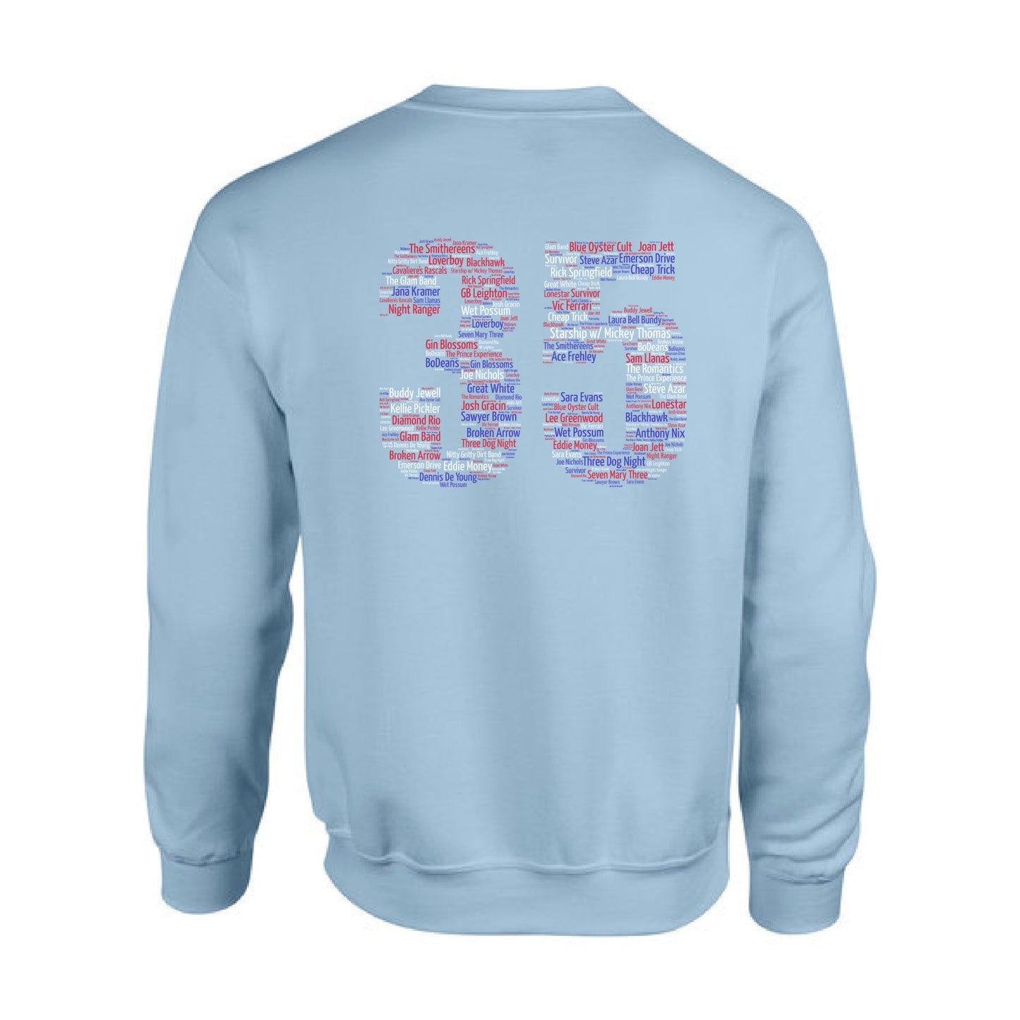 Celebrate De Pere 35th Anniversary Crewneck Sweatshirt - Gray or Light Blue