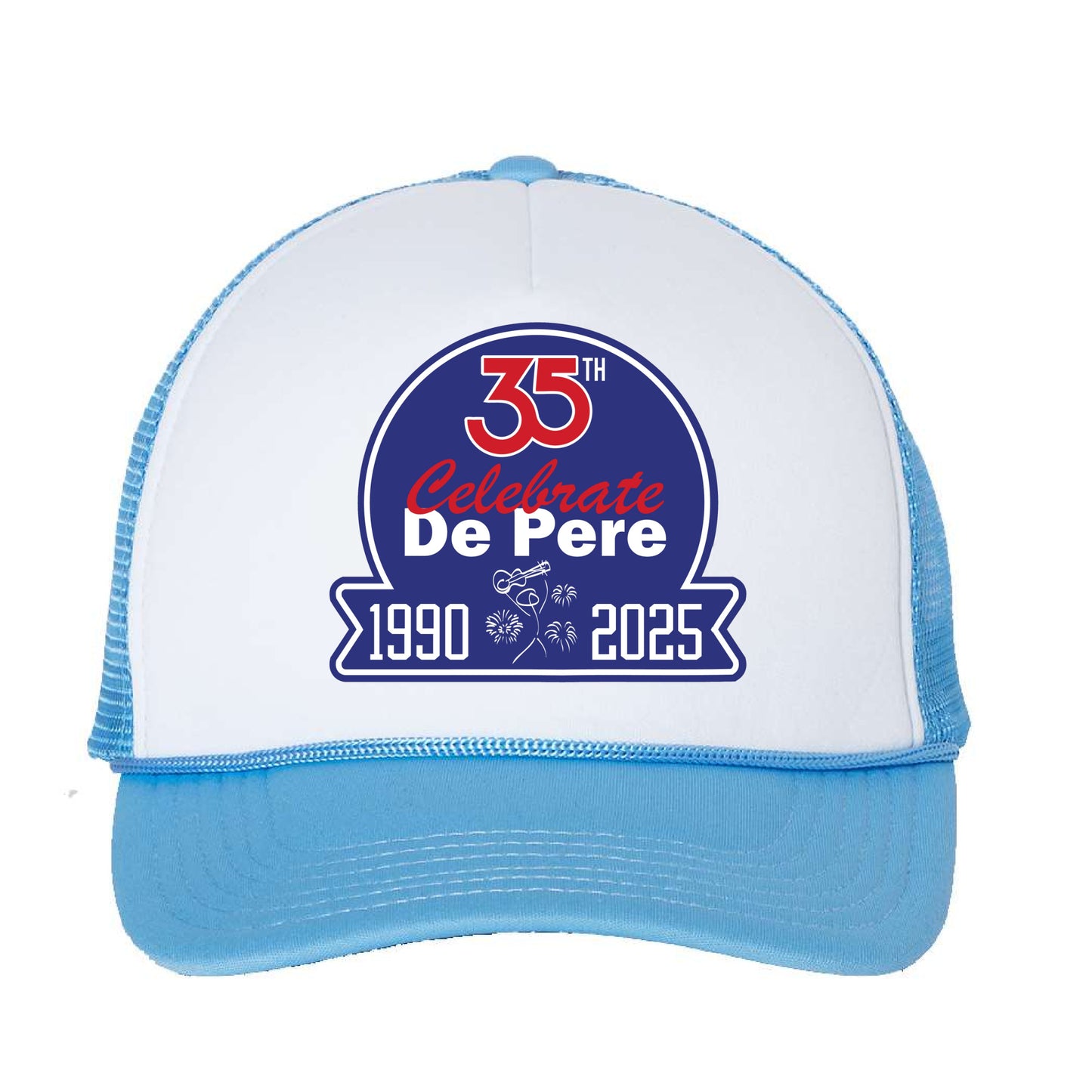 Celebrate De Pere 35th Anniversary Vintage Foam Trucker Hat