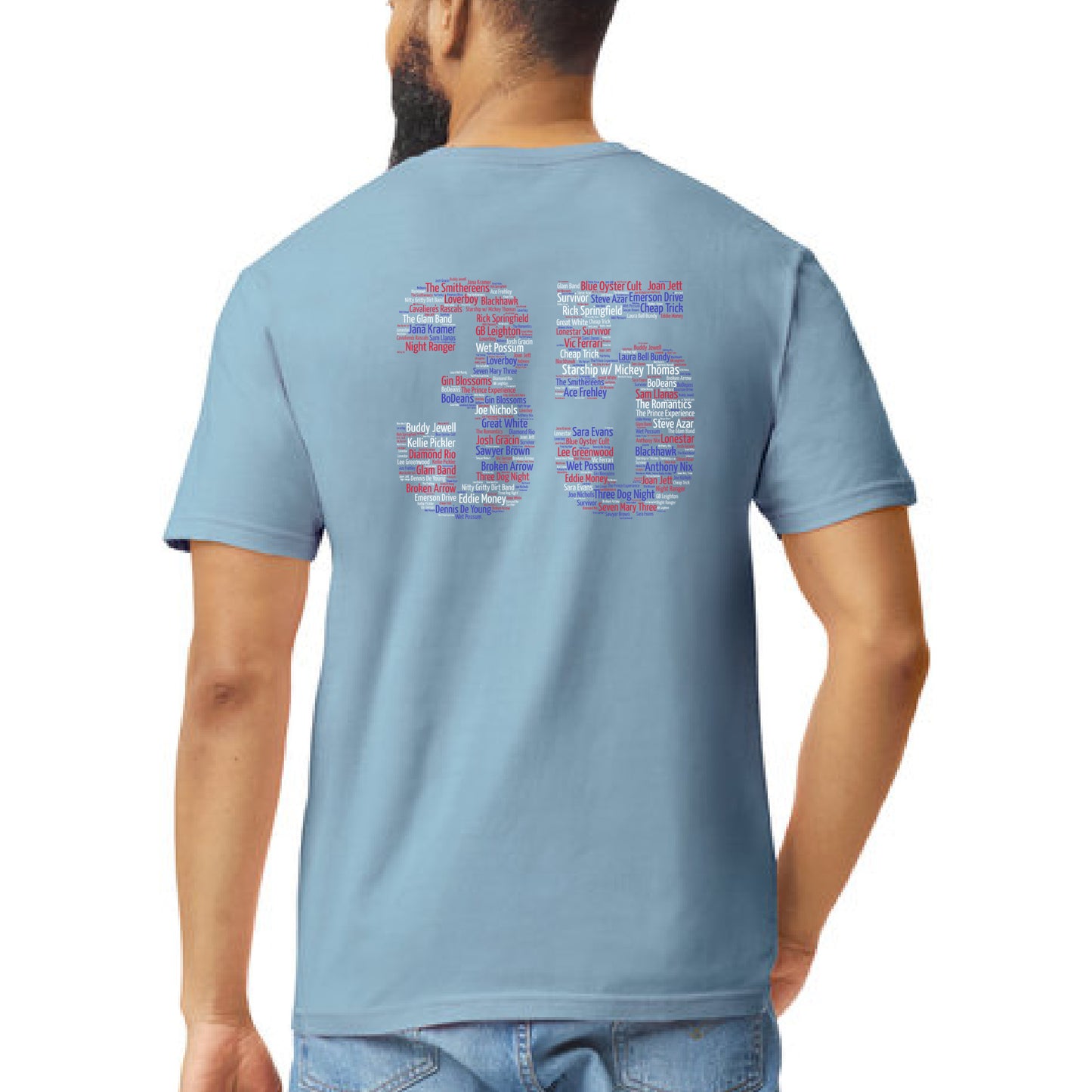 Celebrate De Pere 35th Anniversary Unisex T-Shirt – Heather Gray or Stone Blue