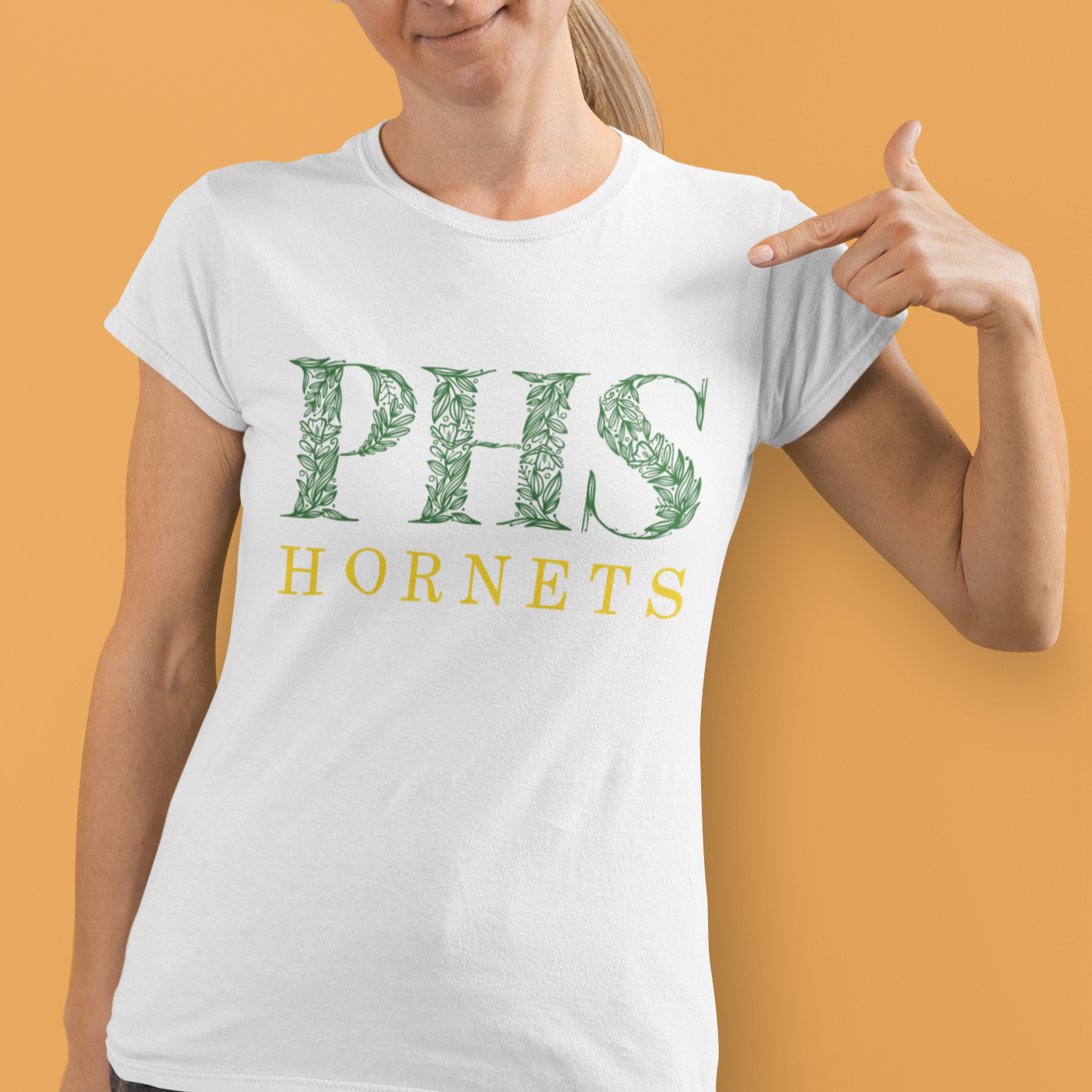 Preble Hornets Floral Tee - Unisex Sizing
