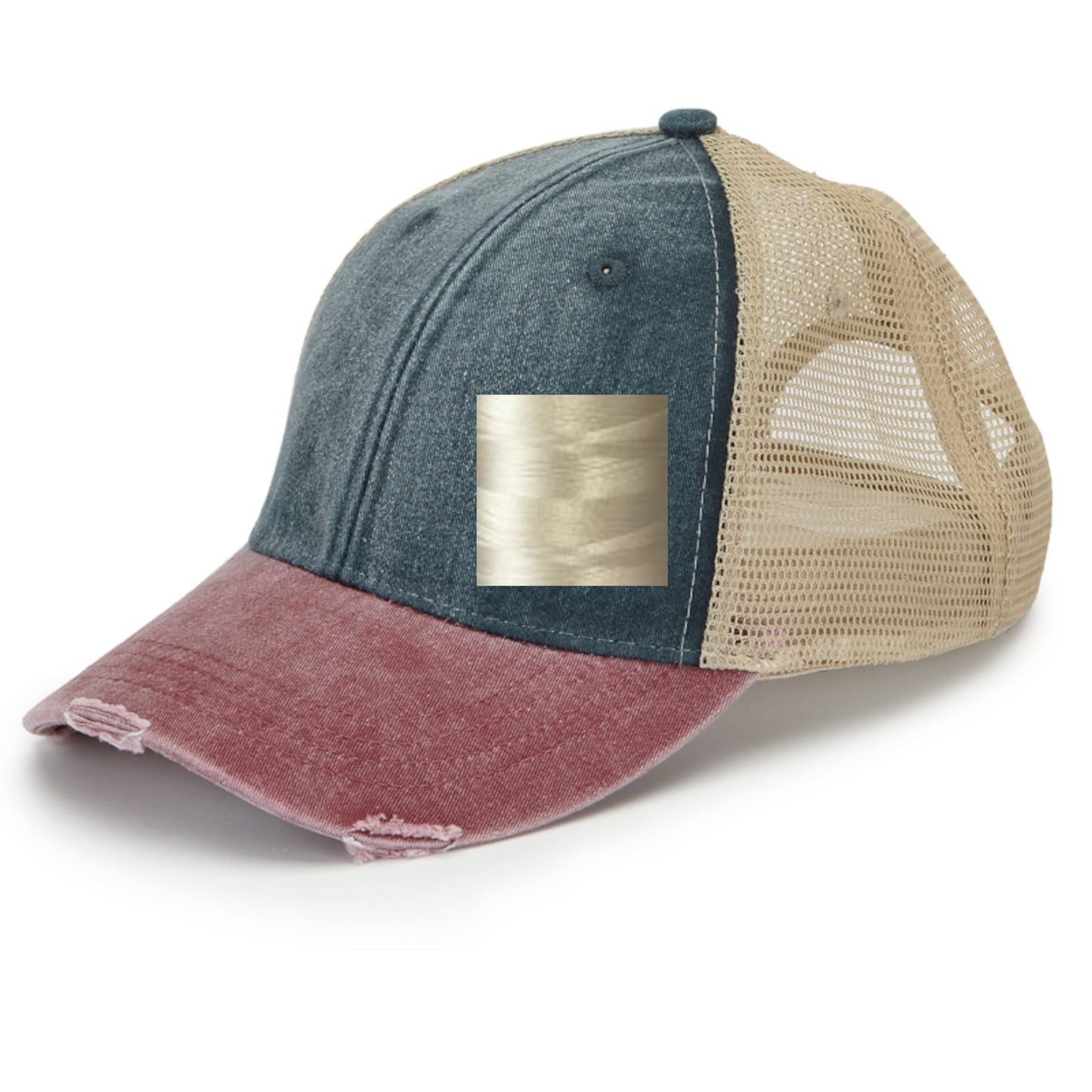 Illinois Hat | Distressed Snapback Trucker | state cap | many color choices