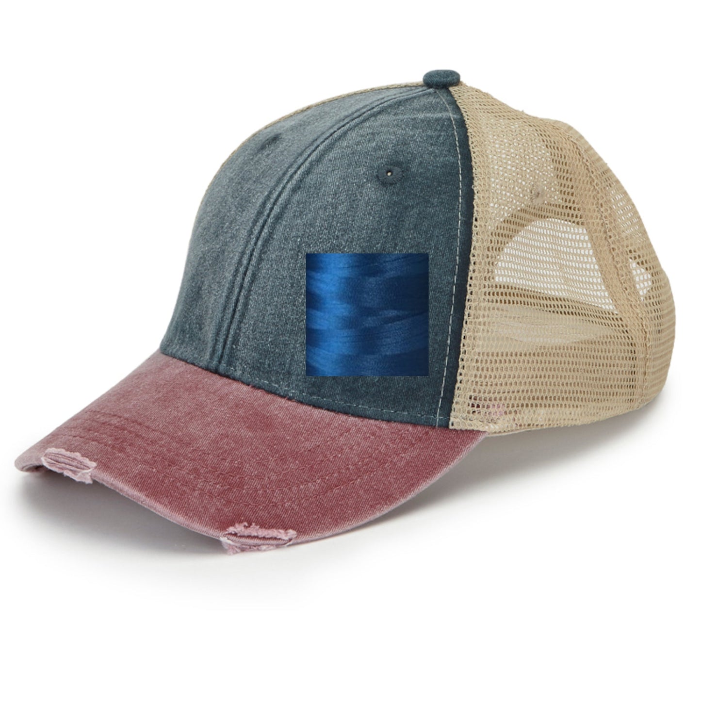 Illinois Hat | Distressed Snapback Trucker | state cap | many color choices