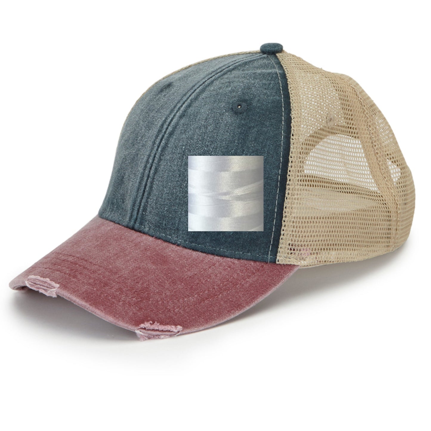 Illinois Hat | Distressed Snapback Trucker | state cap | many color choices