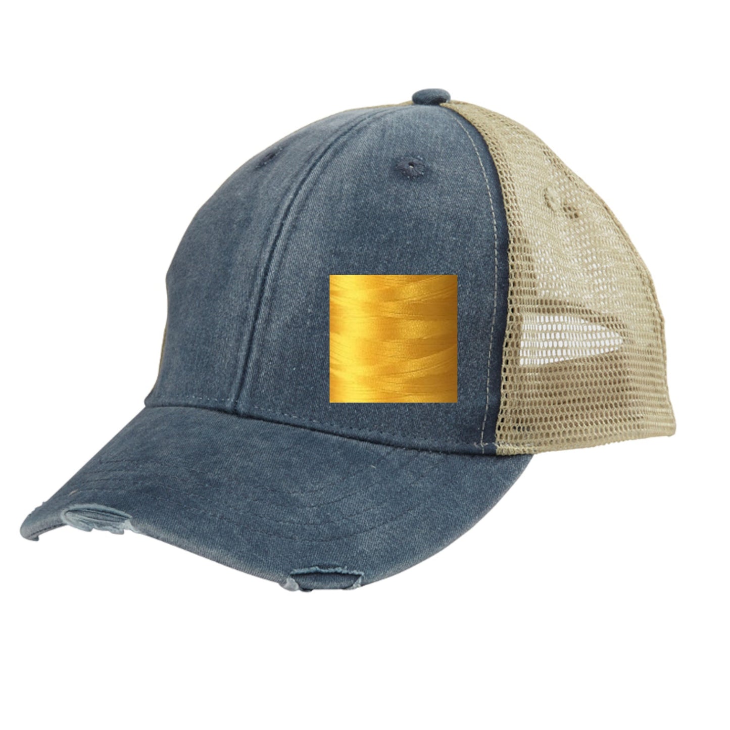 Illinois Hat | Distressed Snapback Trucker | state cap | many color choices