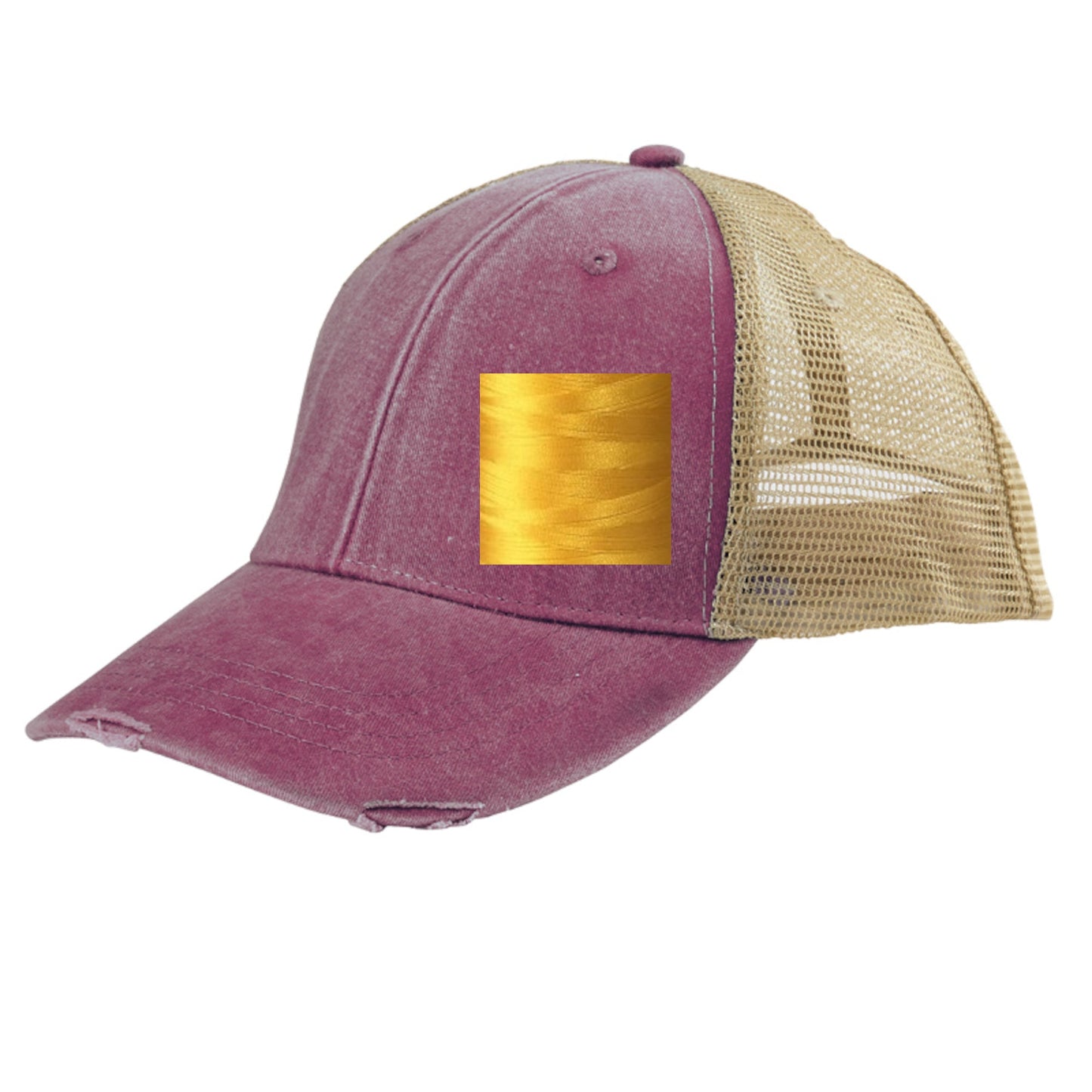 Illinois Hat | Distressed Snapback Trucker | state cap | many color choices