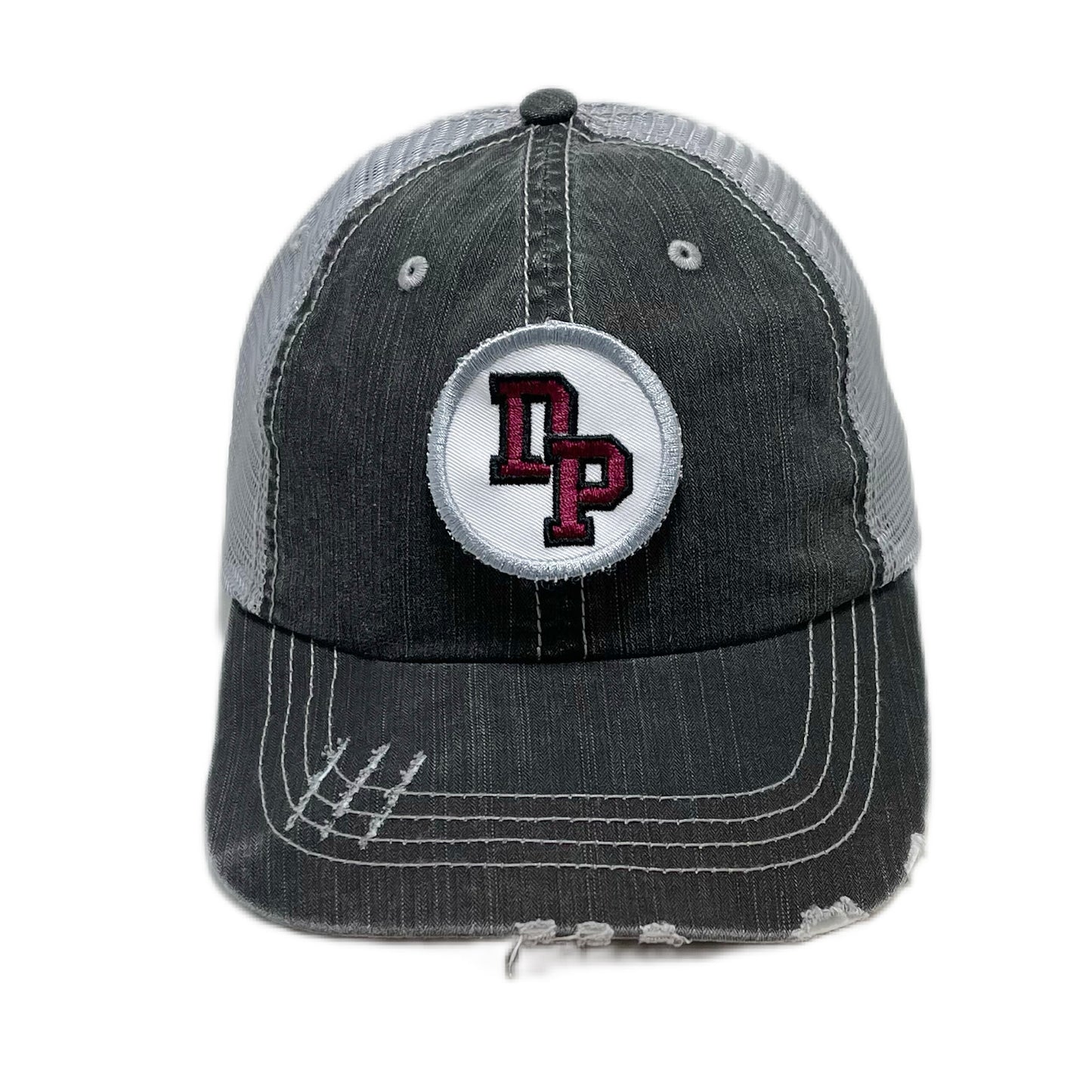 Interlocking DP Patch De Pere Distressed Trucker
