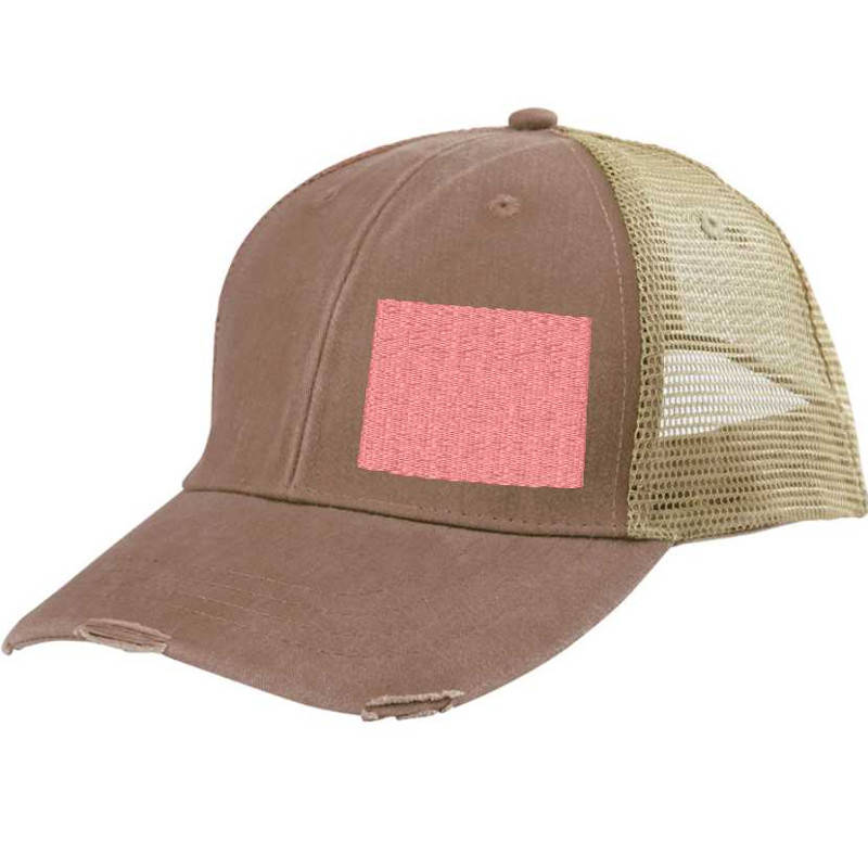 Wyoming Hat | Distressed Snapback Trucker | state cap | many color choices