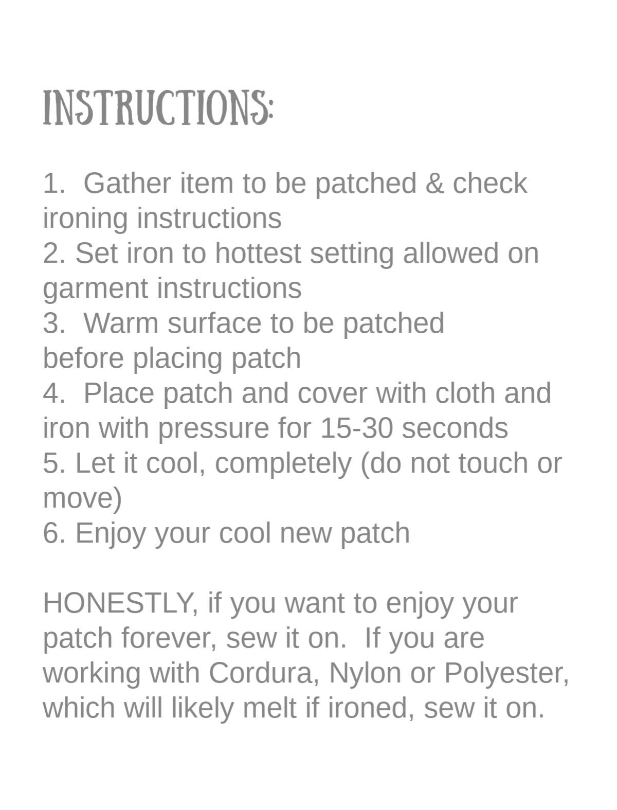 Wave Iron-on Patch