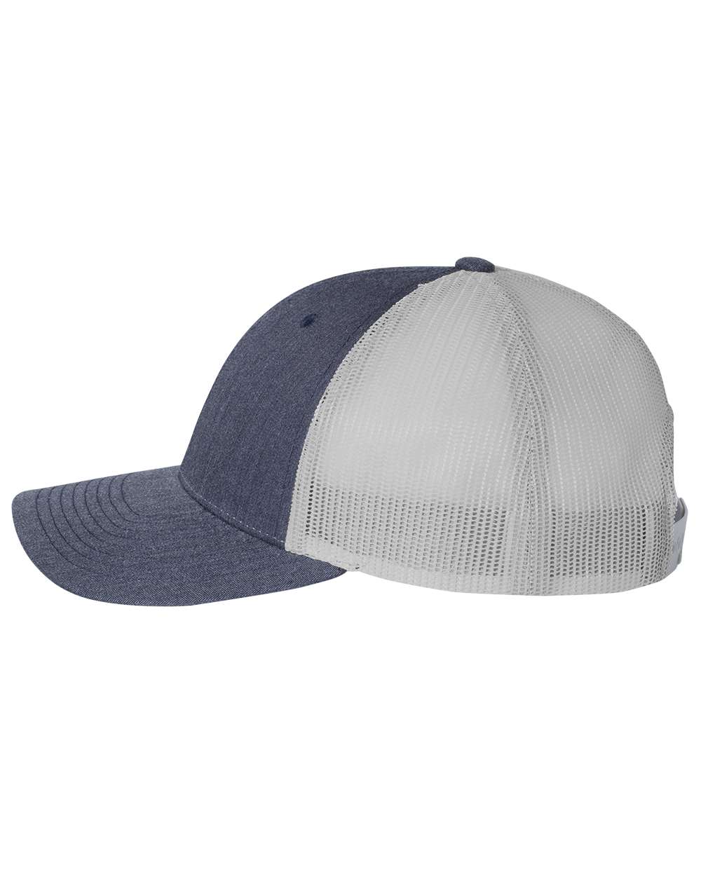 Trucker Hat - Heather Navy - Embroidered Swimmer Personalized