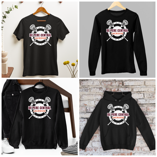 De Pere Ghostbirds Round Graphic - Black Tee, Long Sleeve Tee, Crewneck, or Hoodie