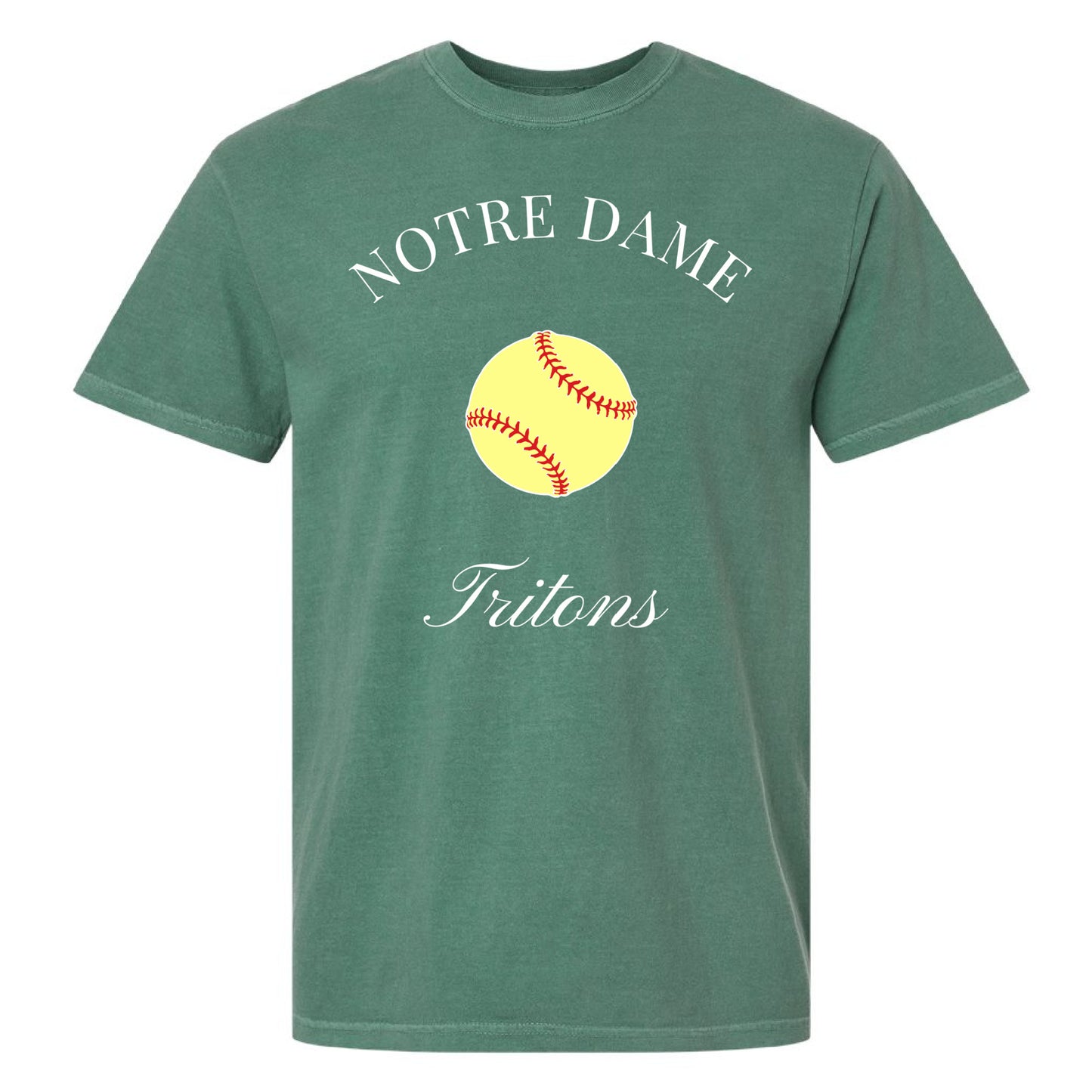 Vintage-Inspired Notre Dame Academy Tritons Softball Tee