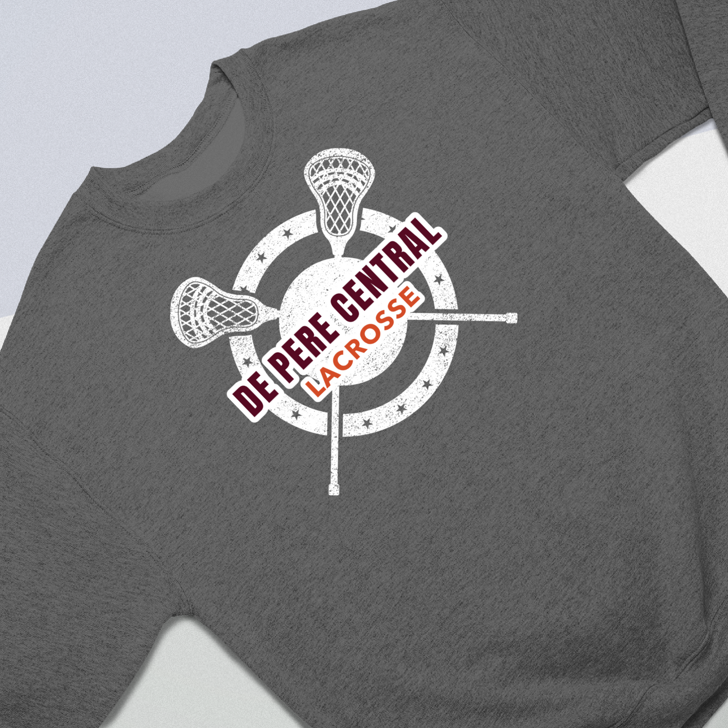 De Pere Ghostbirds Round Graphic - Dark Heather Tee, Long Sleeve Tee, Crewneck, or Hoodie