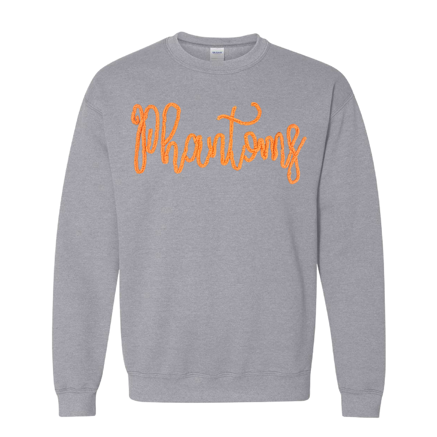 Custom Team Crewneck - West De Pere Phantoms - Chenille Embroidery