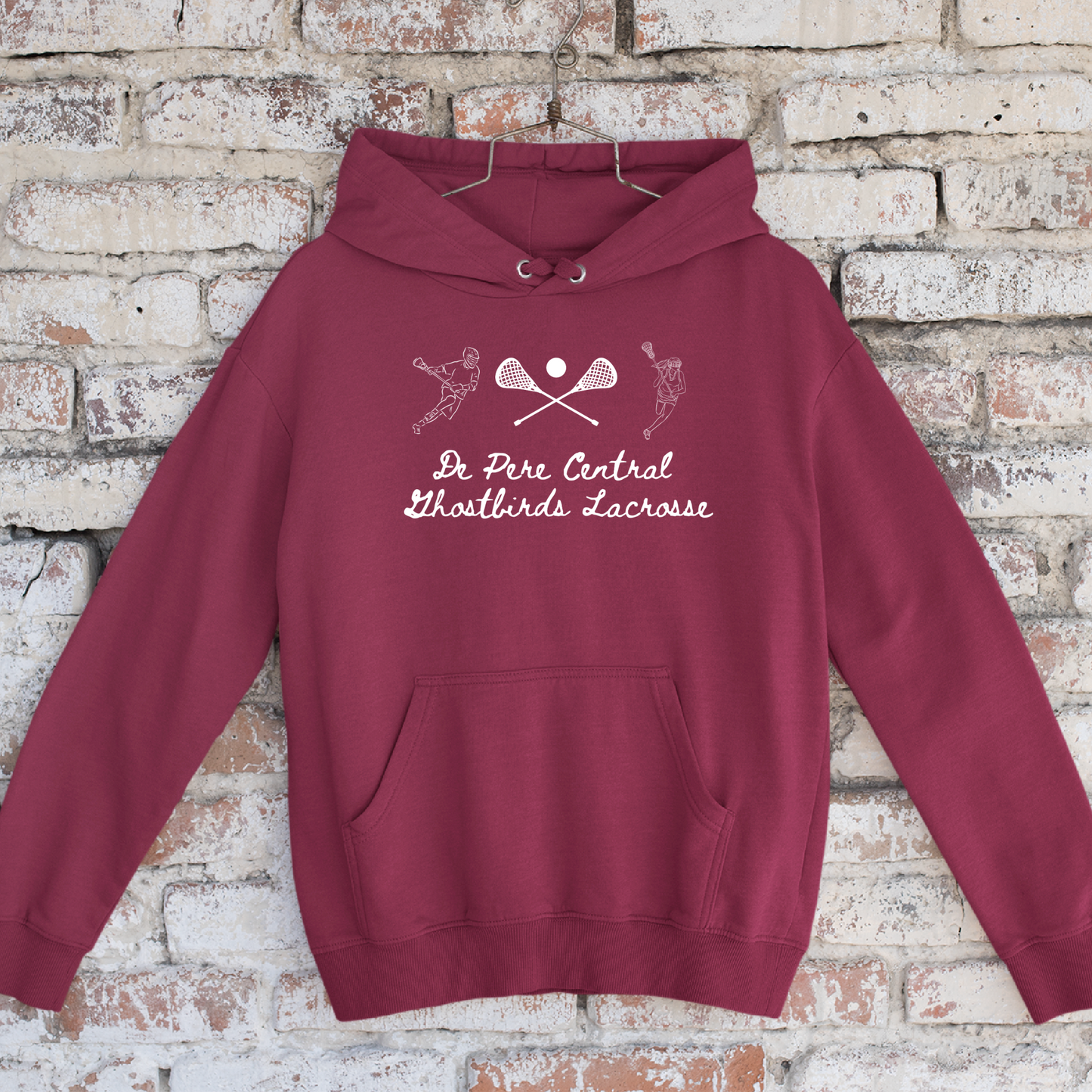 De Pere Ghostbirds Players Graphic - Cardinal Tee, Long Sleeve Tee, Crewneck, or Hoodie
