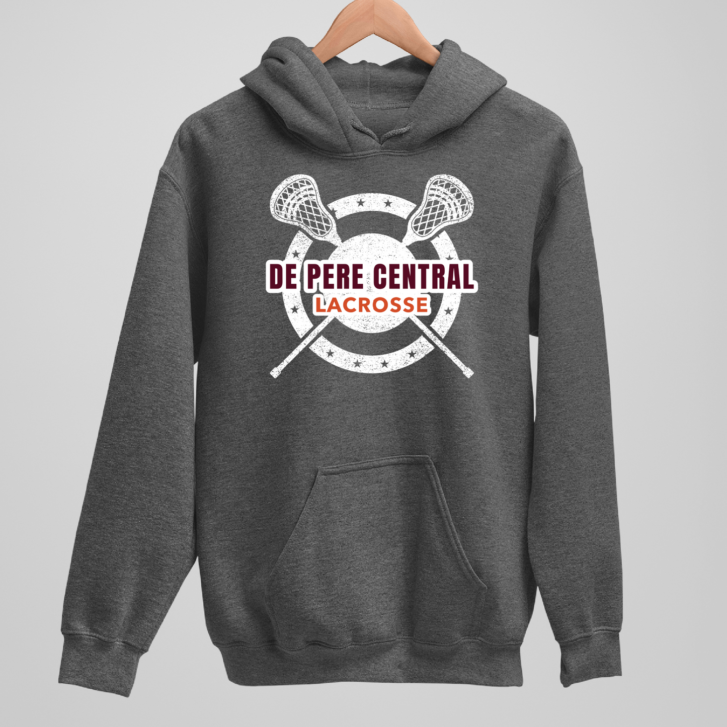 De Pere Ghostbirds Round Graphic - Dark Heather Tee, Long Sleeve Tee, Crewneck, or Hoodie