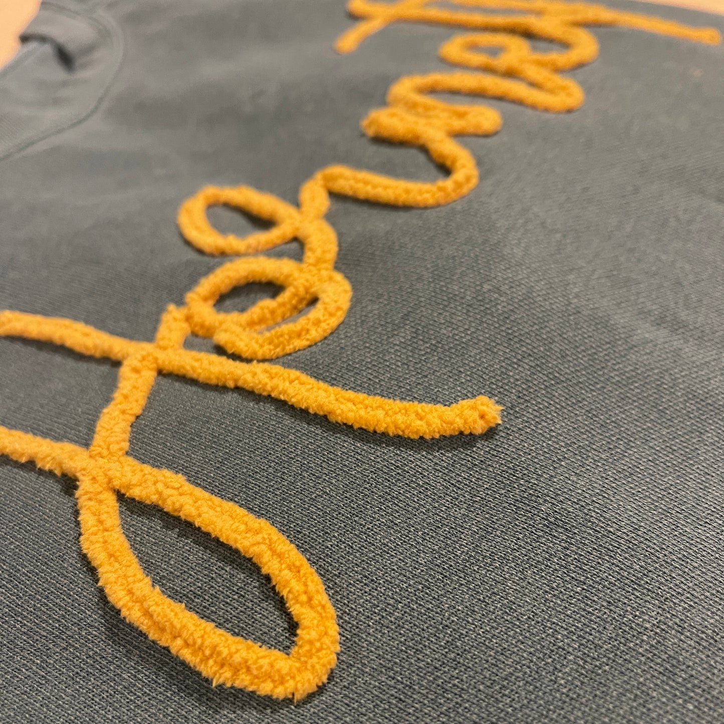 Cozy Heavyweight Sweatshirt – Custom Team Designs - Chenille Embroidery