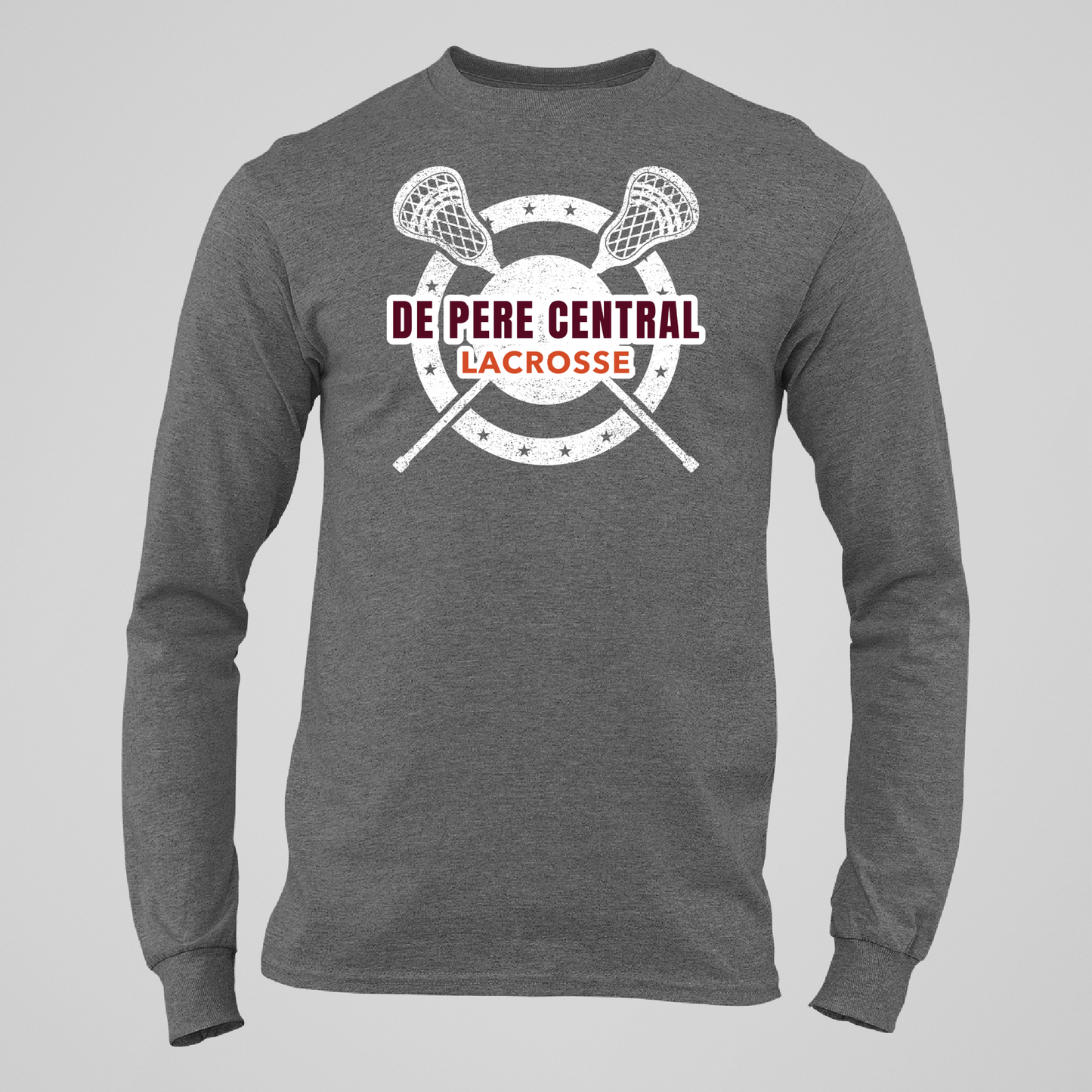 De Pere Ghostbirds Round Graphic - Dark Heather Tee, Long Sleeve Tee, Crewneck, or Hoodie