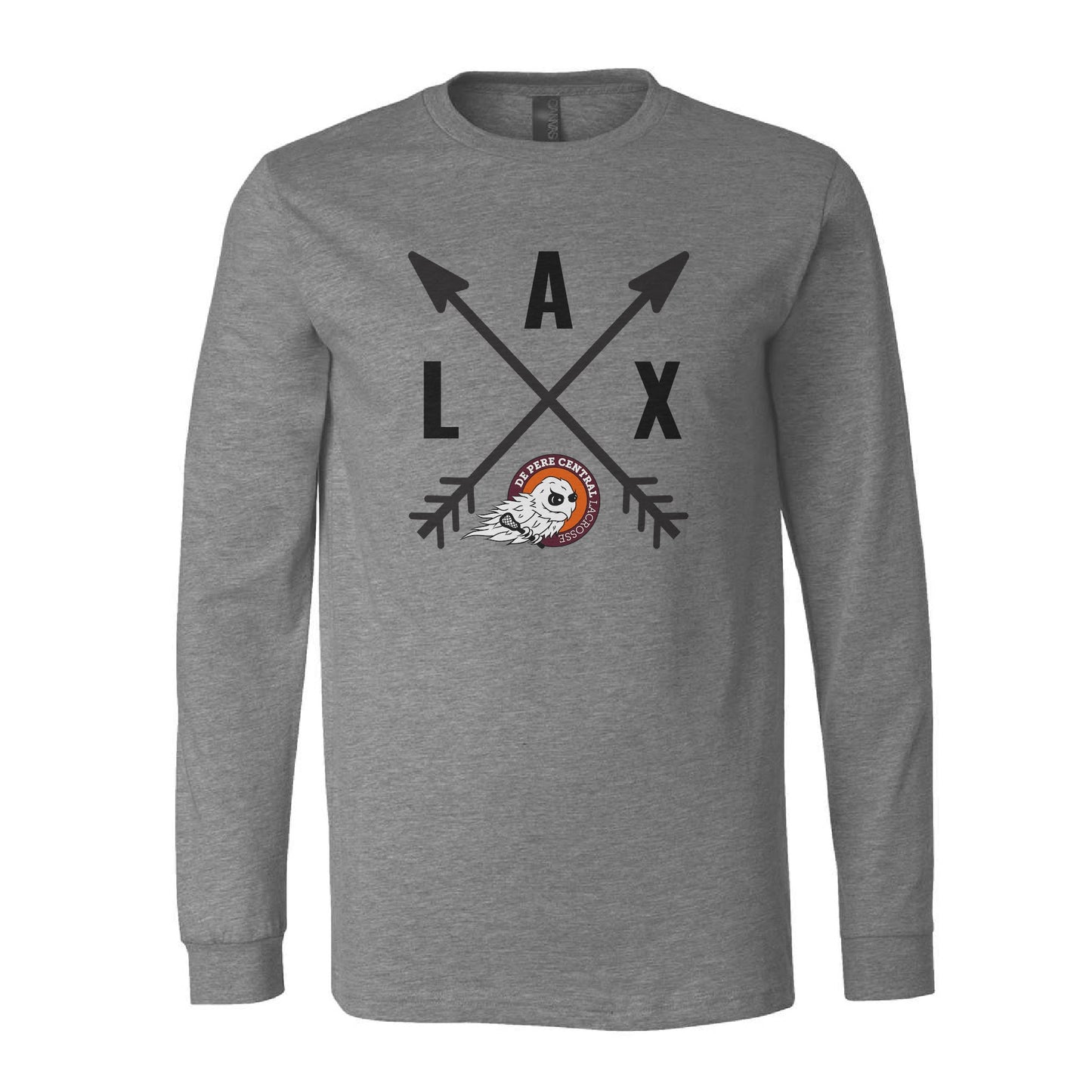 De Pere Central Lacrosse - Long Sleeve Tee - Ghostbirds Arrows