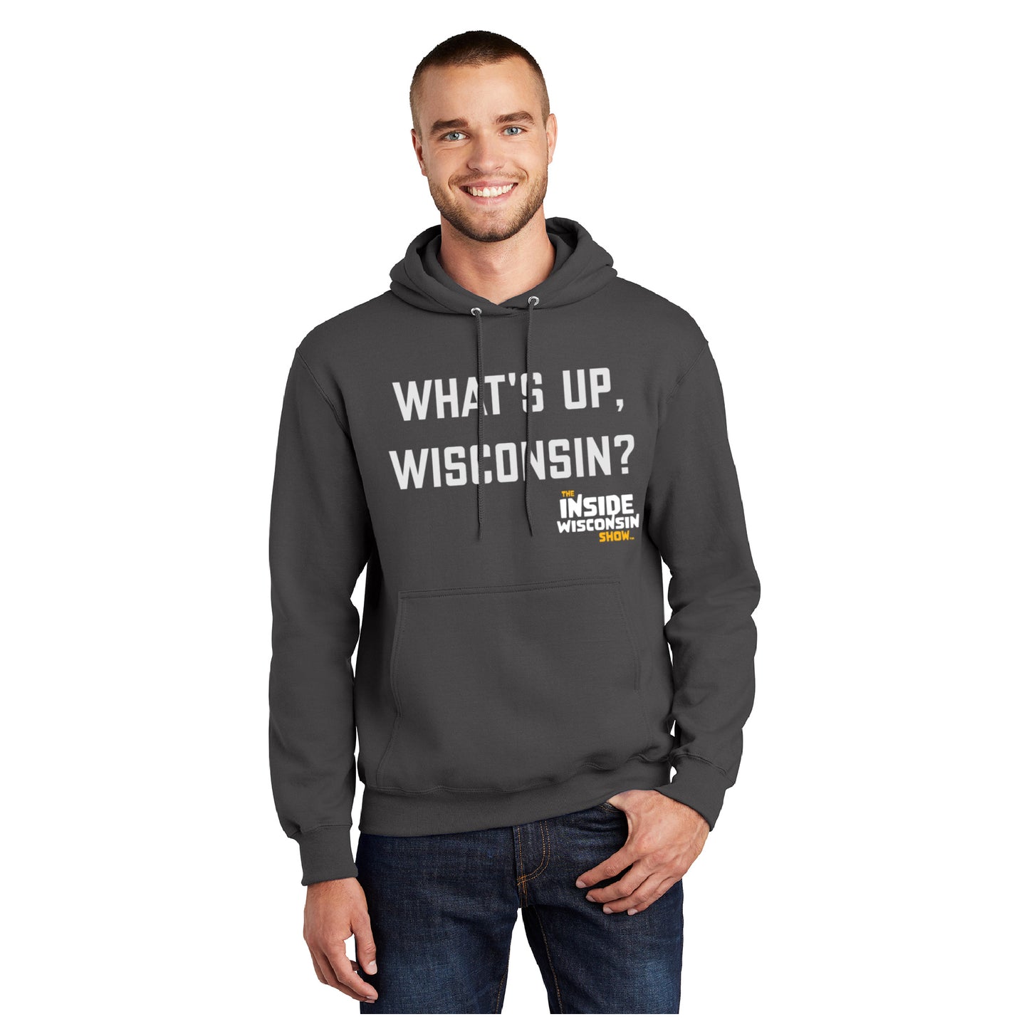 "What's up, Wisconsin?" Hoodie Sweatshirt