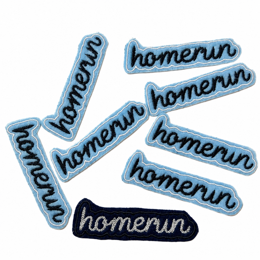 Iron-On Patch - homerun chainstitch