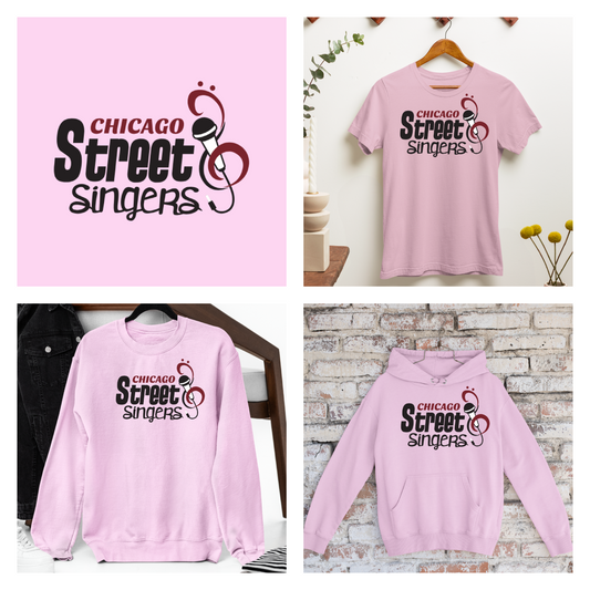 De Pere Chicago Street - Pink Tee, Crewneck, or Hoodie