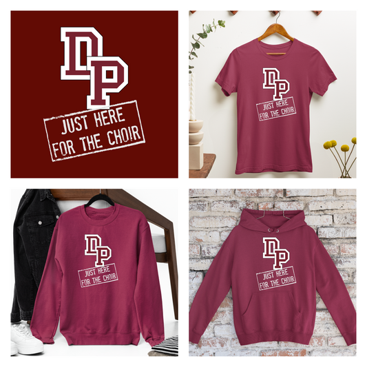 De Pere Redbirds Choir Design - Cardinal Tee, Crewneck, or Hoodie