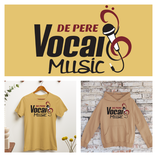 De Pere Vocal Music - Mustard Tee or Hoodie