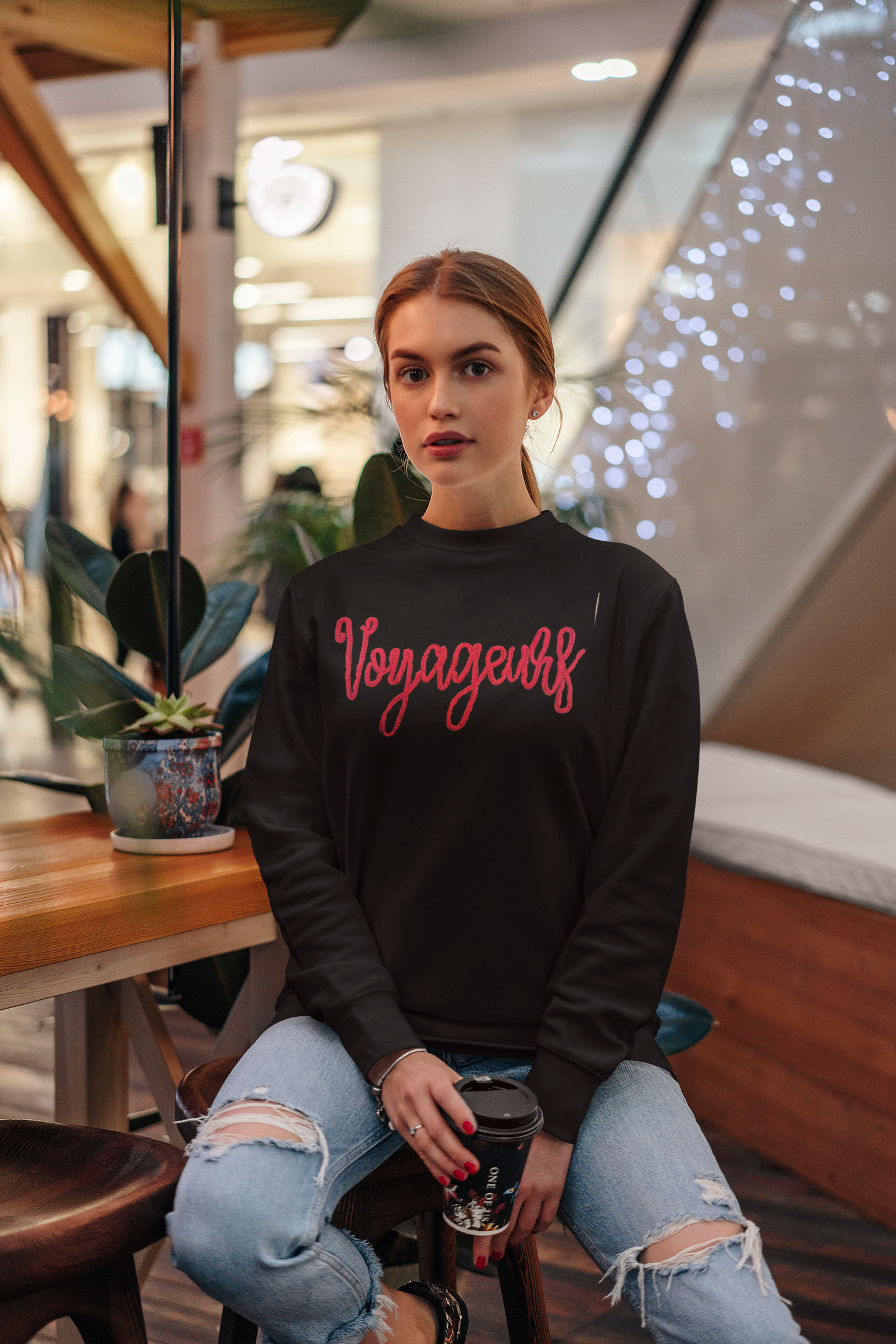 Custom Team Crewneck - Voyageurs - Chenille Embroidery