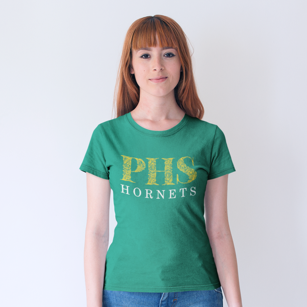 Preble Hornets Floral Tee - Unisex Sizing