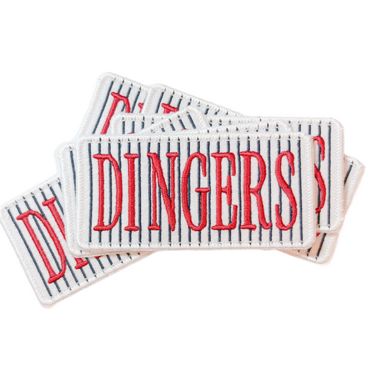 Iron-On Patch - Pinstriped Dingers