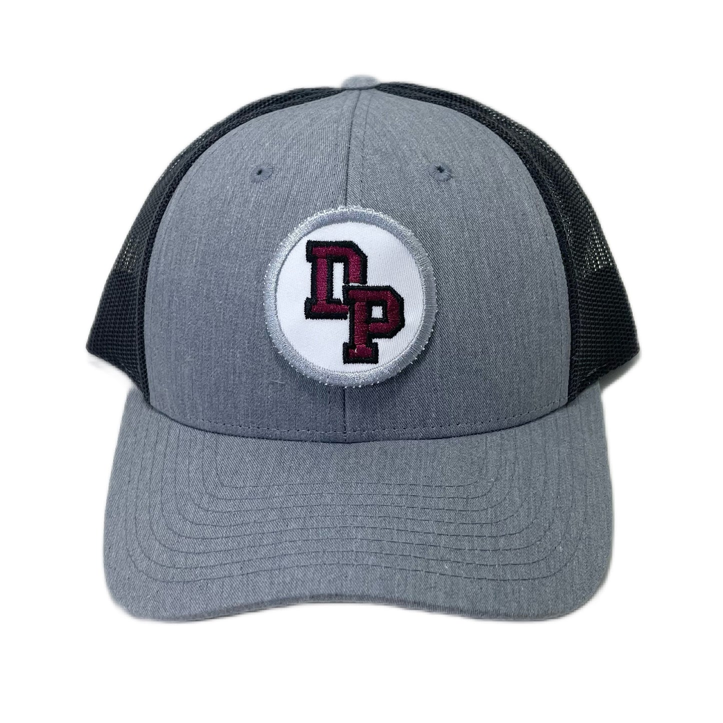 Interlocking DP Patch De Pere Snapback | Gray with Black Mesh