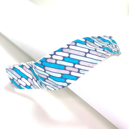 Elastic Washable Headband | Modern Blue